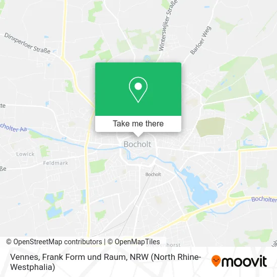 Карта Vennes, Frank Form und Raum