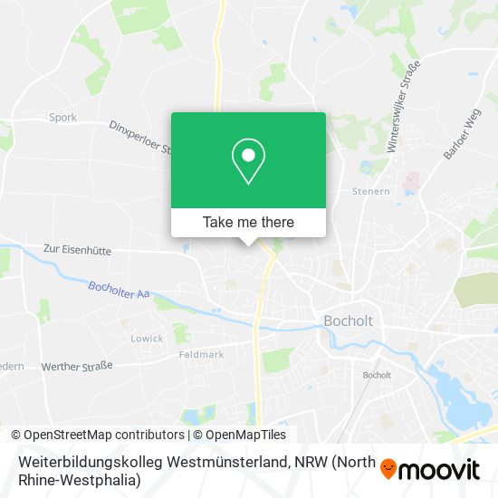 Карта Weiterbildungskolleg Westmünsterland