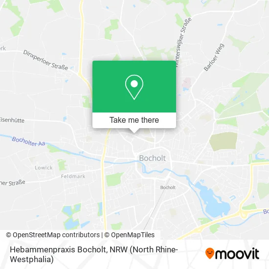 Карта Hebammenpraxis Bocholt