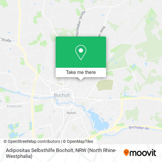 Adipositas Selbsthilfe Bocholt map