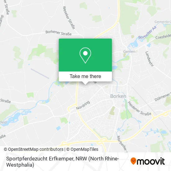 Карта Sportpferdezucht Erfkemper
