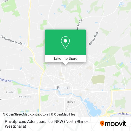 Privatpraxis Adenauerallee map