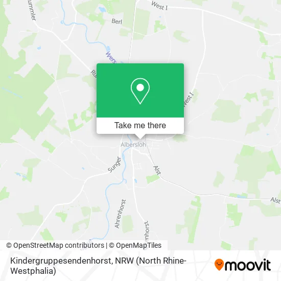 Карта Kindergruppesendenhorst