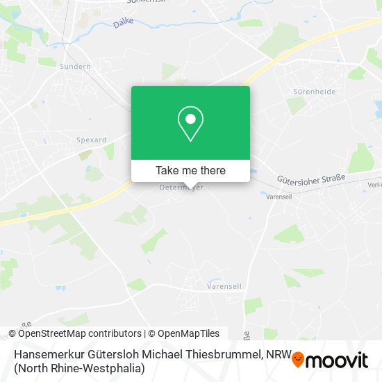 Hansemerkur Gütersloh Michael Thiesbrummel map