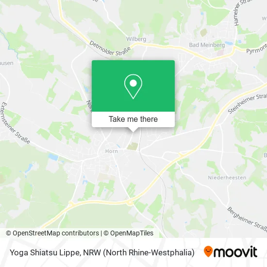 Yoga Shiatsu Lippe map