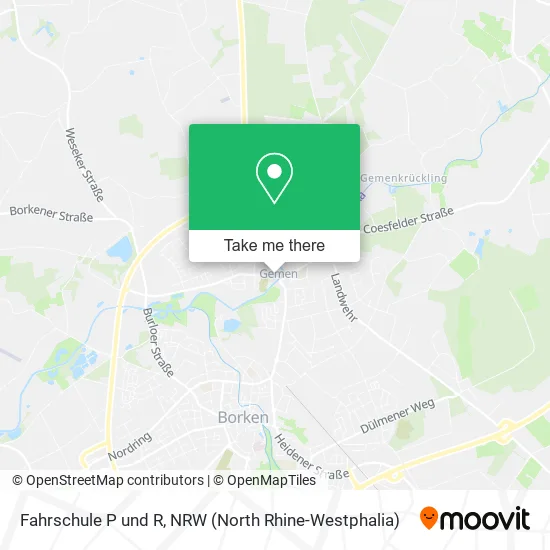 Карта Fahrschule P und R