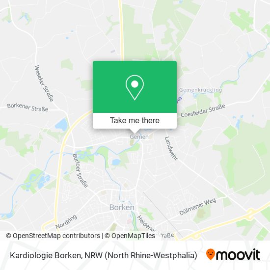 Kardiologie Borken map