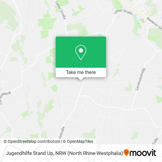 Jugendhilfe Stand Up map