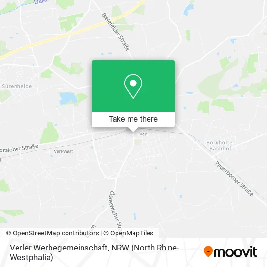 Verler Werbegemeinschaft map