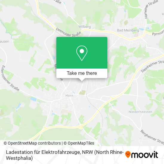 Карта Ladestation für Elektrofahrzeuge