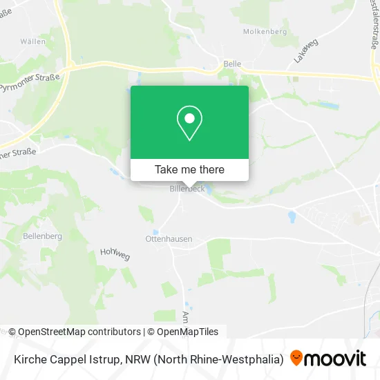 Карта Kirche Cappel Istrup