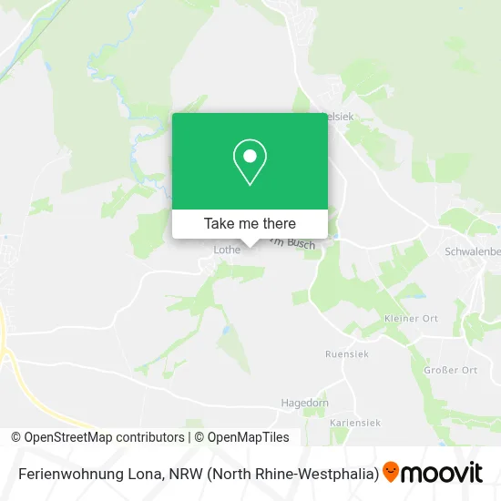 Ferienwohnung Lona map