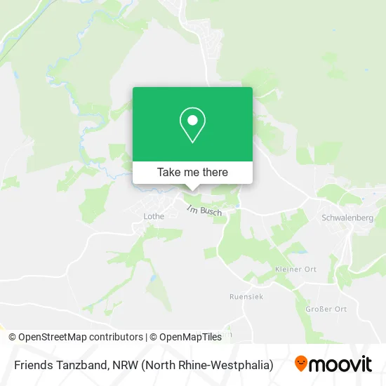 Friends Tanzband map