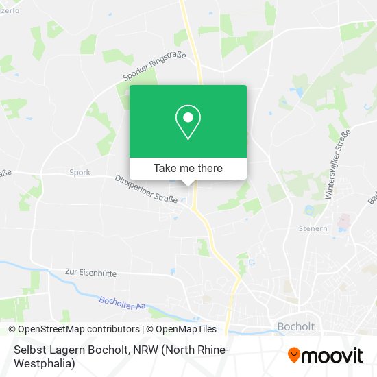 Selbst Lagern Bocholt map
