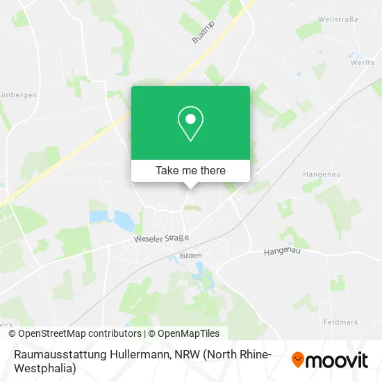 Карта Raumausstattung Hullermann