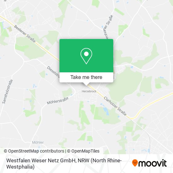 Westfalen Weser Netz GmbH map