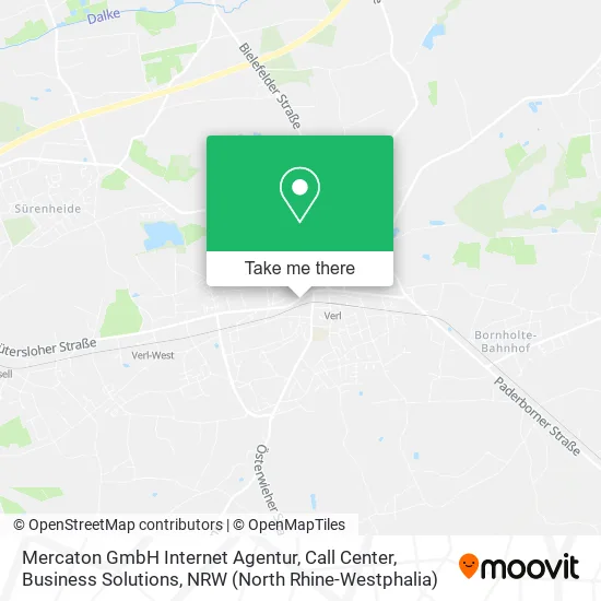 Карта Mercaton GmbH Internet Agentur, Call Center, Business Solutions