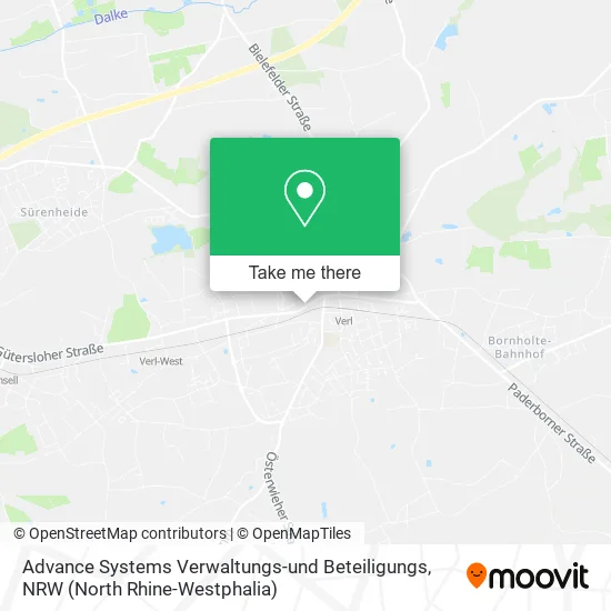 Карта Advance Systems Verwaltungs-und Beteiligungs
