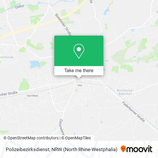 Polizeibezirksdienst map