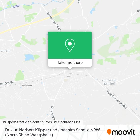 Dr. Jur. Norbert Küpper und Joachim Scholz map