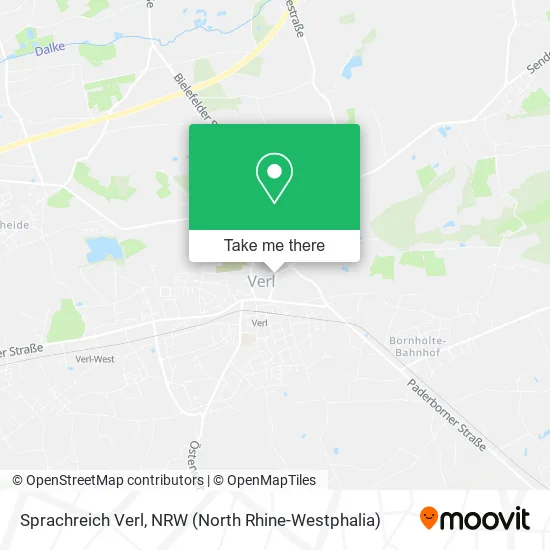 Карта Sprachreich Verl