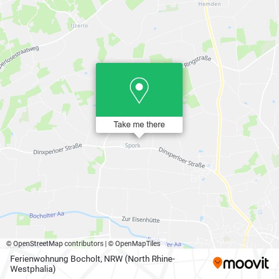 Ferienwohnung Bocholt map