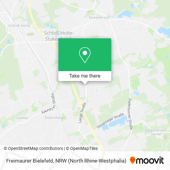 Карта Freimaurer Bielefeld