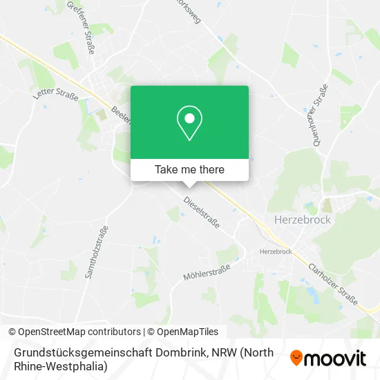 Карта Grundstücksgemeinschaft Dombrink