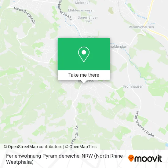 Карта Ferienwohnung Pyramideneiche