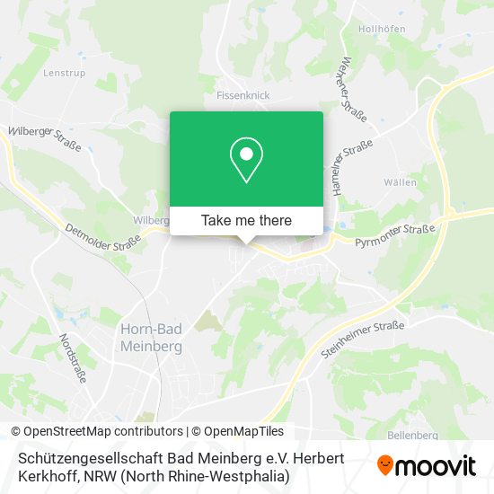 Schützengesellschaft Bad Meinberg e.V. Herbert Kerkhoff map