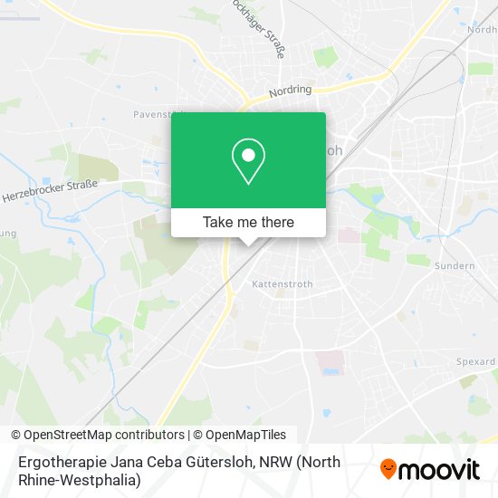 Ergotherapie Jana Ceba Gütersloh map