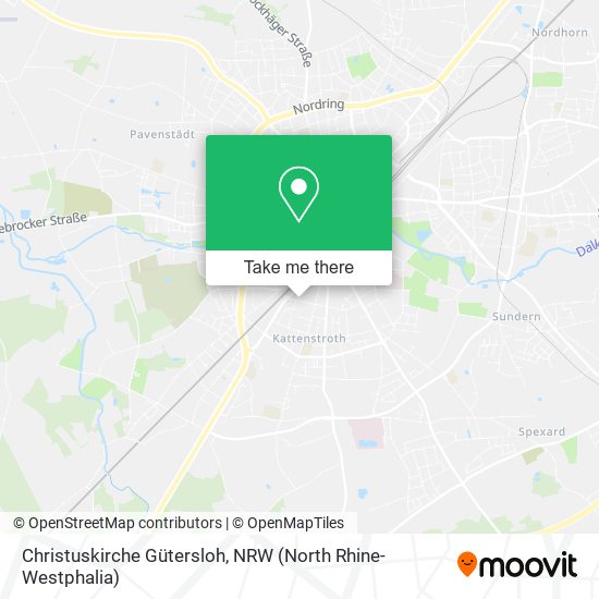 Christuskirche Gütersloh map