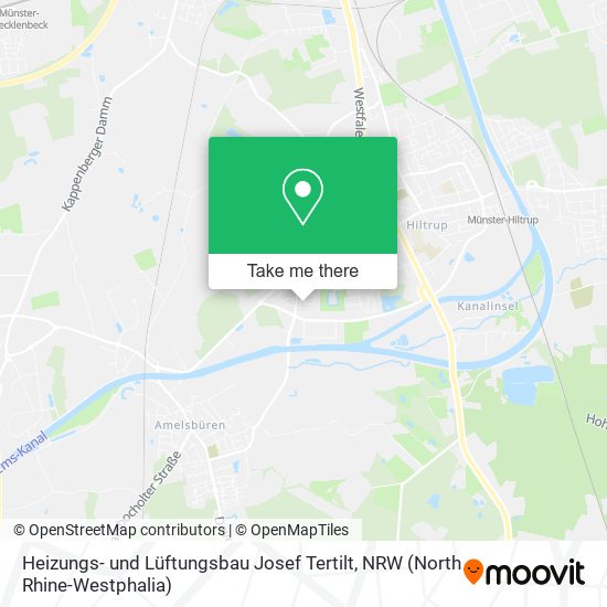 Heizungs- und Lüftungsbau Josef Tertilt map