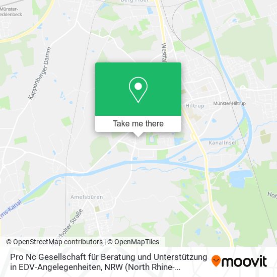 Pro Nc Gesellschaft für Beratung und Unterstützung in EDV-Angelegenheiten map