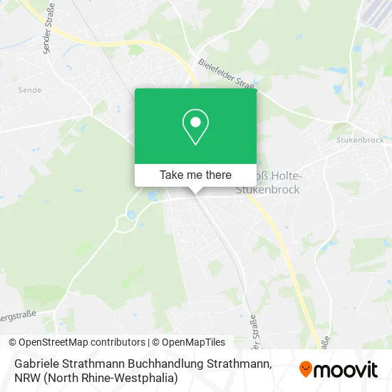 Карта Gabriele Strathmann Buchhandlung Strathmann