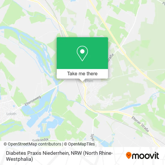 Карта Diabetes Praxis Niederrhein