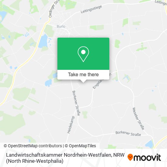 Landwirtschaftskammer Nordrhein-Westfalen map