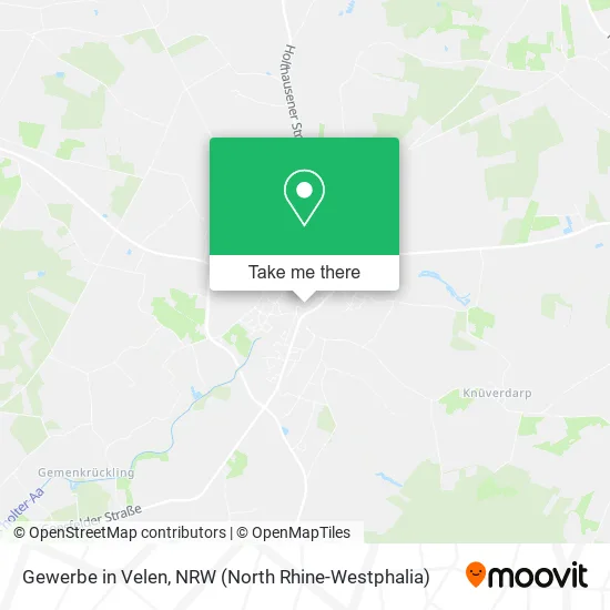 Карта Gewerbe in Velen