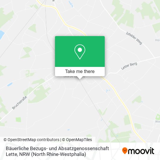 Bäuerliche Bezugs- und Absatzgenossenschaft Lette map