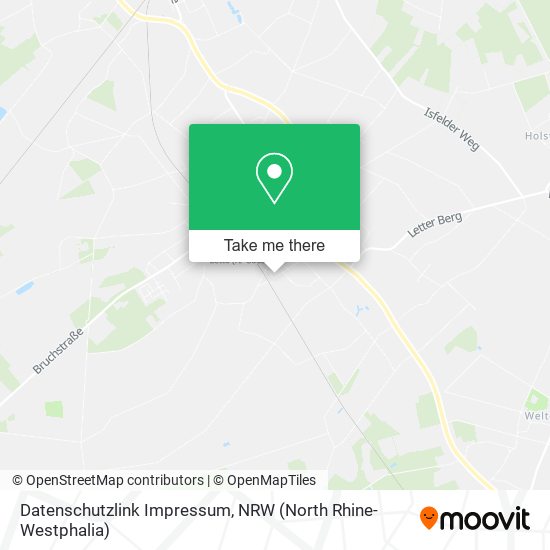 Datenschutzlink Impressum map