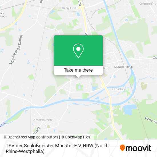 TSV der Schloßgeister Münster E V map