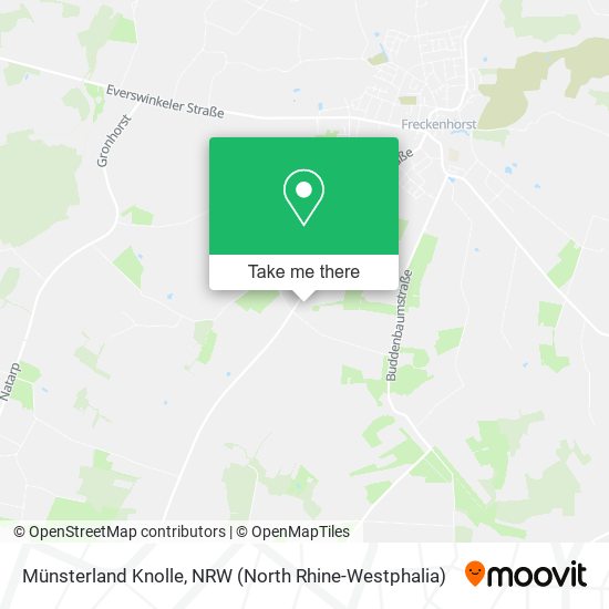 Münsterland Knolle map