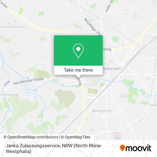 Janka Zulassungsservice map
