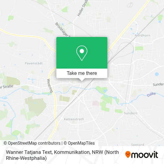 Wanner Tatjana Text, Kommunikation map