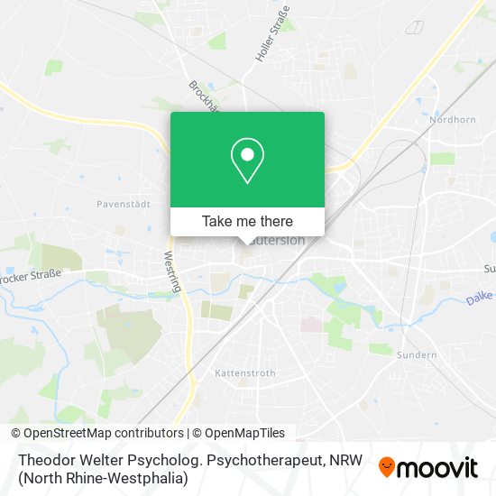Theodor Welter Psycholog. Psychotherapeut map