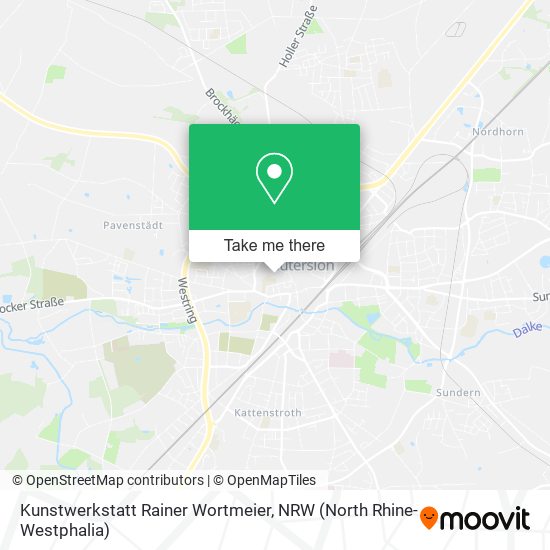 Kunstwerkstatt Rainer Wortmeier map