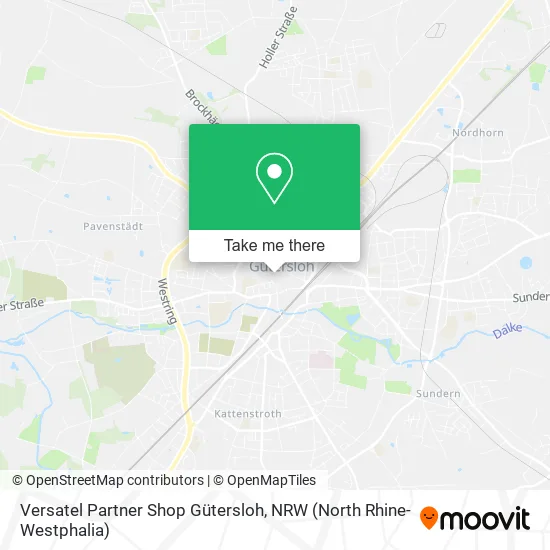 Versatel Partner Shop Gütersloh map
