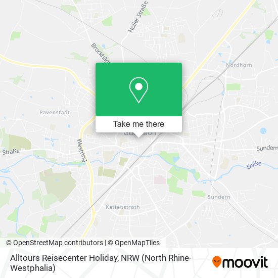 Alltours Reisecenter Holiday map