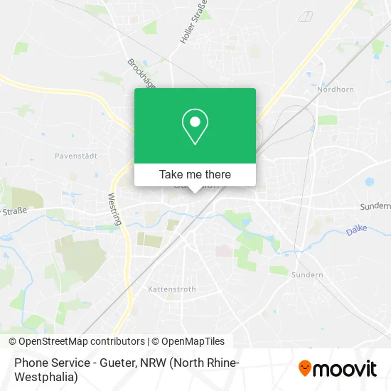 Карта Phone Service - Gueter