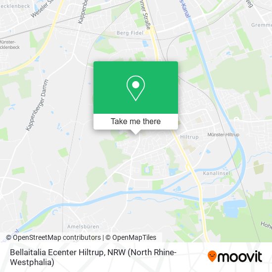 Bellaitalia Ecenter Hiltrup map